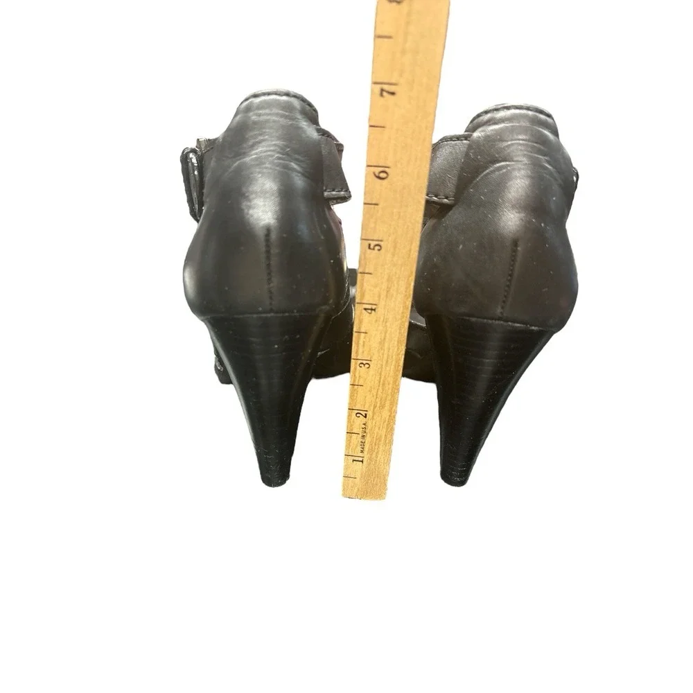 Coach‎ Harah A3630 Heels Sandals Leather $198 Black Size 10B
